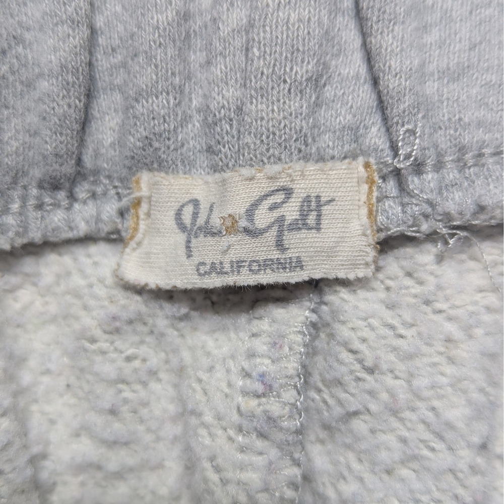 John Galt Gray Sweatpants Joggers Y2K Relaxed Fit Lounge Minimalist - Picture 2 of 6